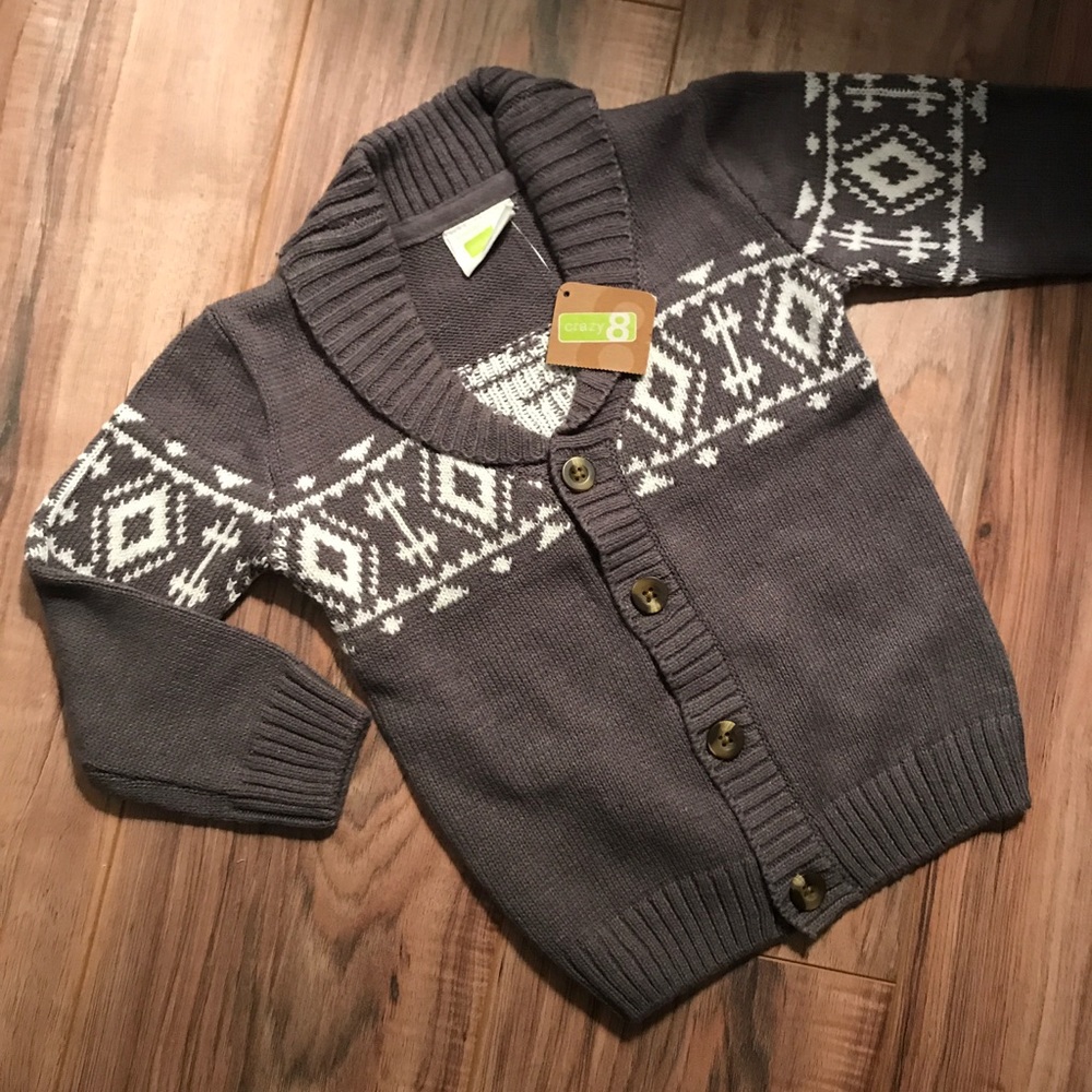 🛍PRICE DROP!🛍|| Crazy 8 || Boys Cardigan Sweater